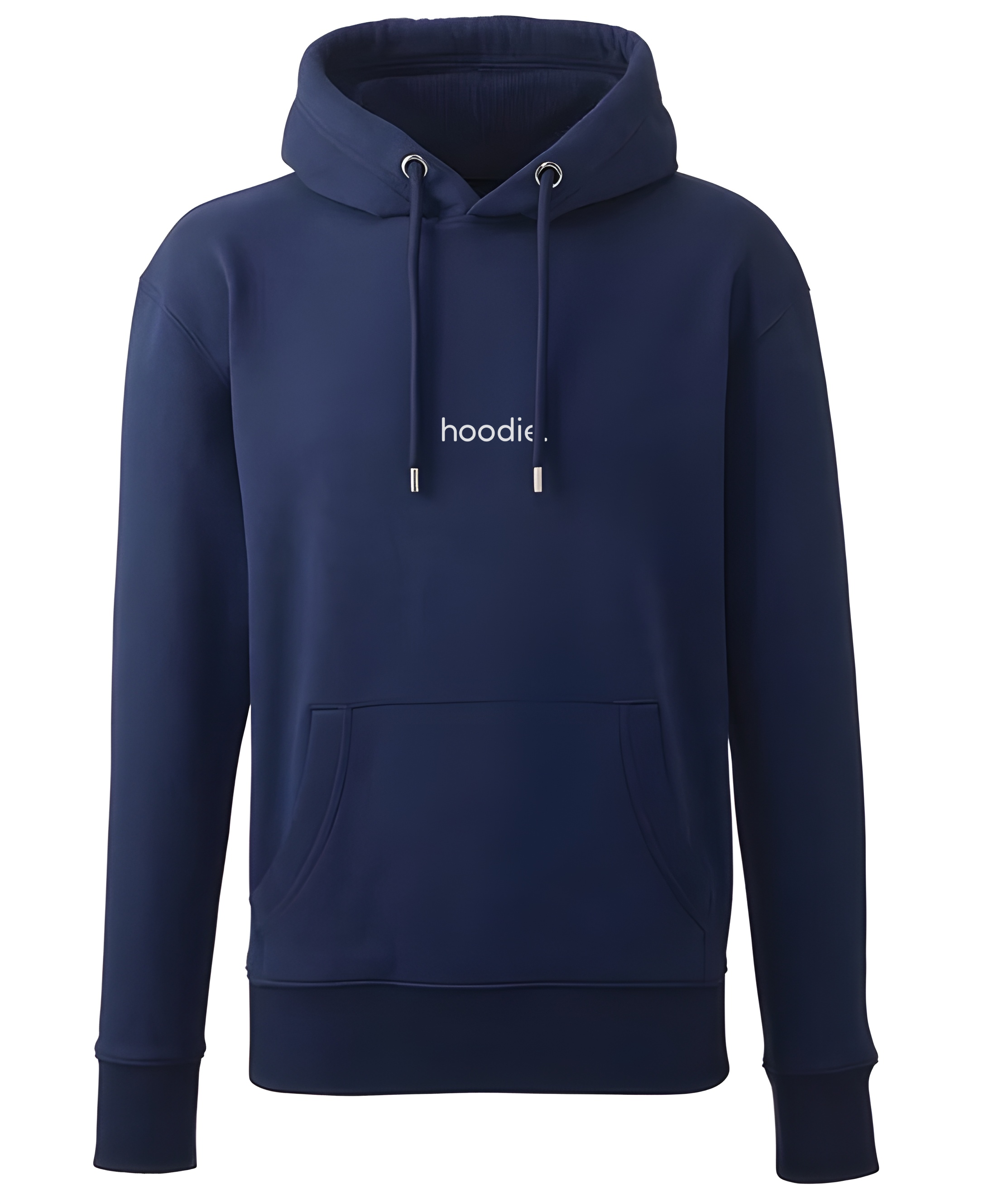 simple. hoodie. waffle. oxford-navy.