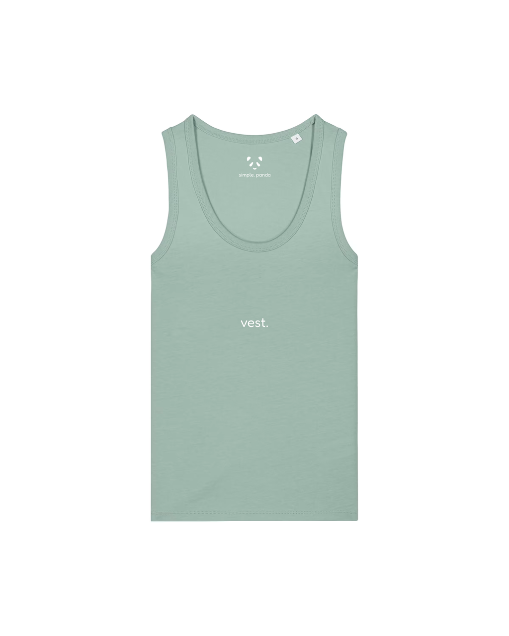 simple. fitted vest. aloe.