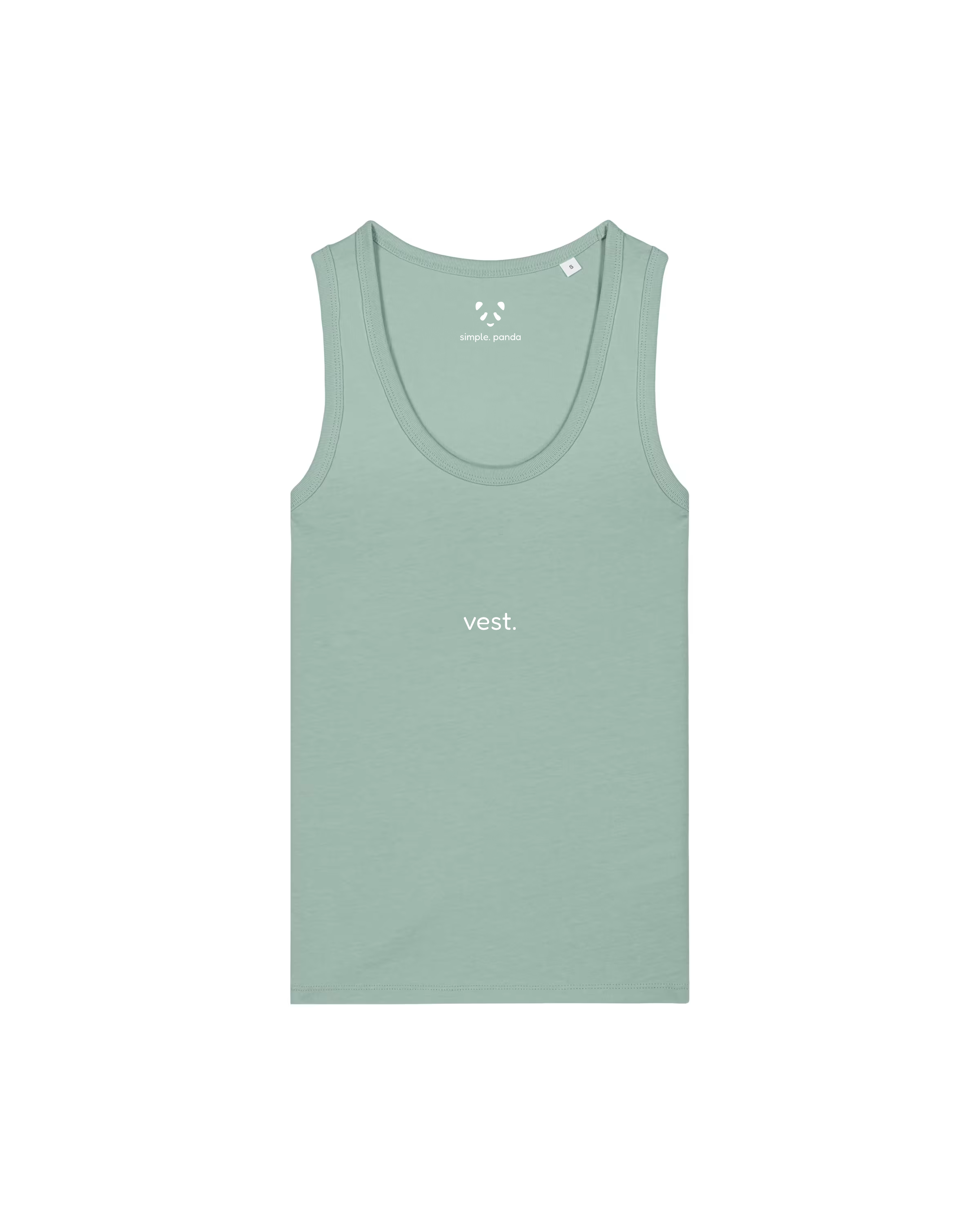 simple. fitted vest. aloe.
