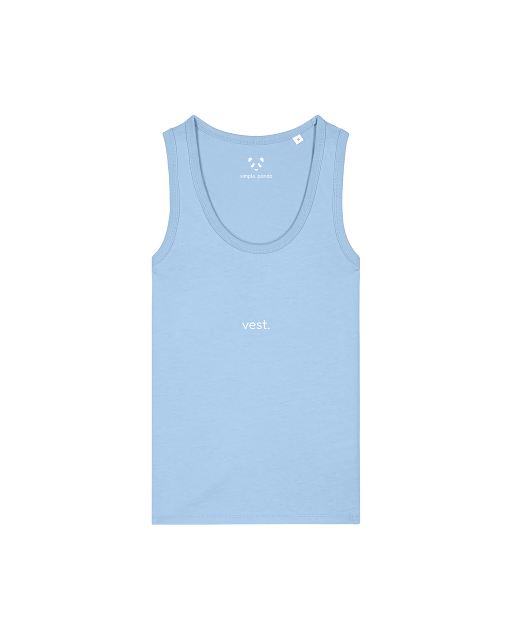simple. fitted vest. blue-soul.
